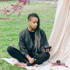 Portrait of Svitlana Shevchenko, a seasoned yoga practitioner.